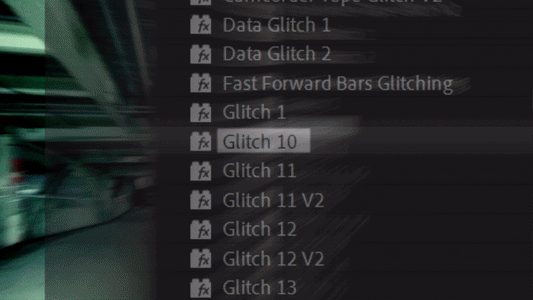 GLITCH PRESETS