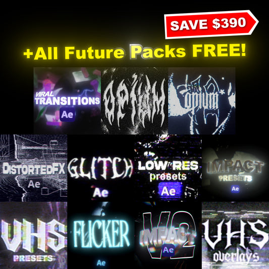 ALL PACKS BUNDLE + ALL FUTURE PACKS FREE