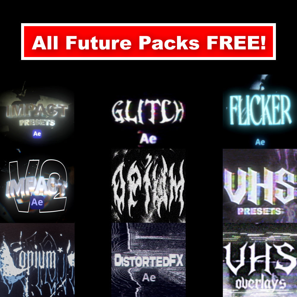 ALL PACKS BUNDLE + ALL FUTURE PACKS FREE