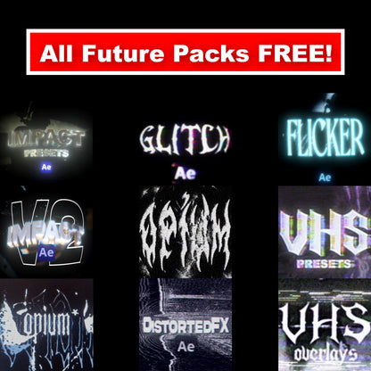 ALL PACKS BUNDLE + ALL FUTURE PACKS FREE